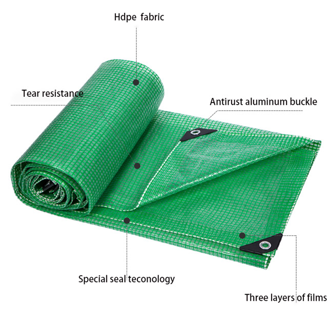 According to what is the tarpaulin thick bottom divided?